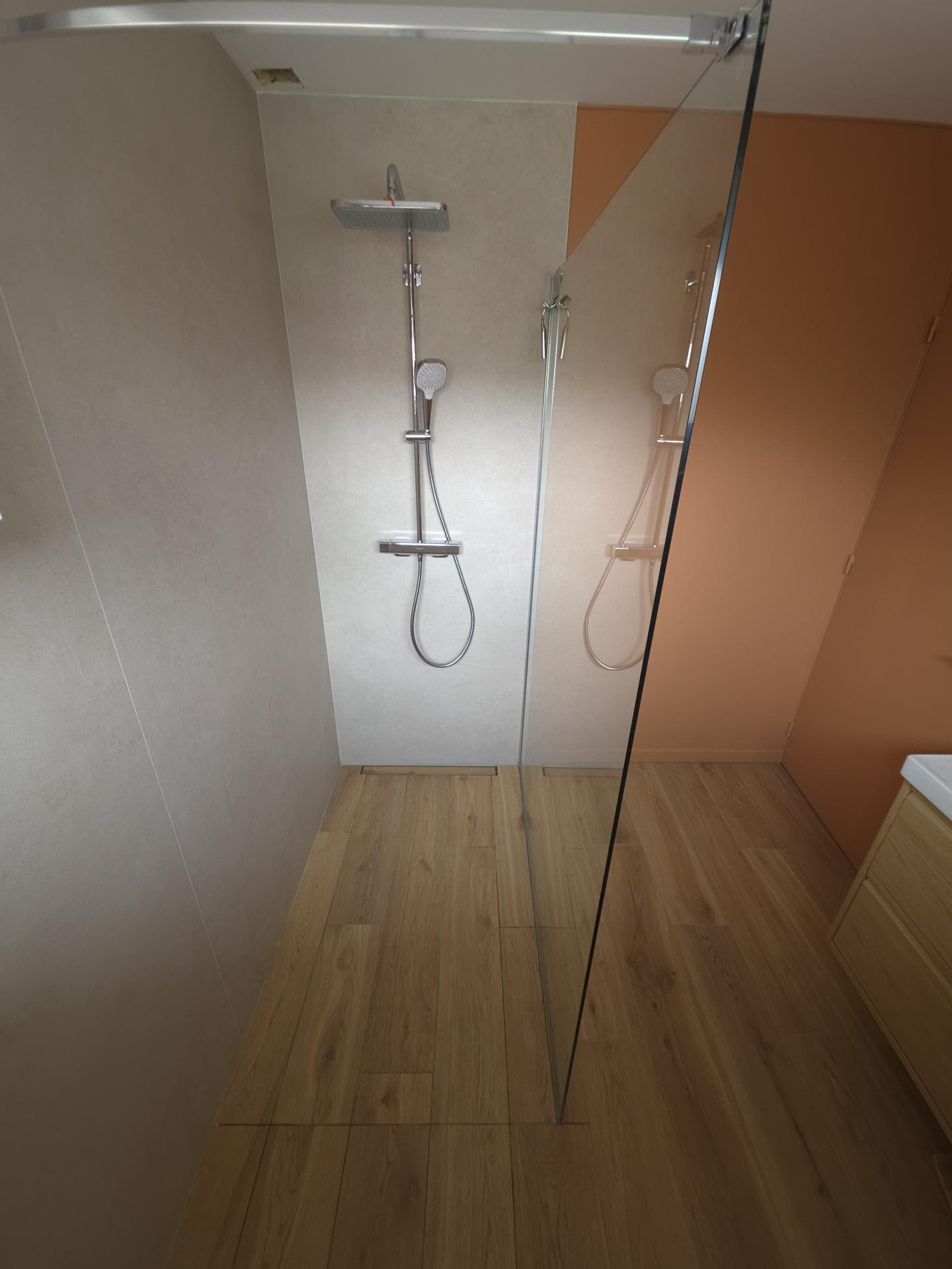 Douche ouverte